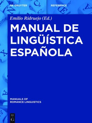 cover image of Manual de lingüística española